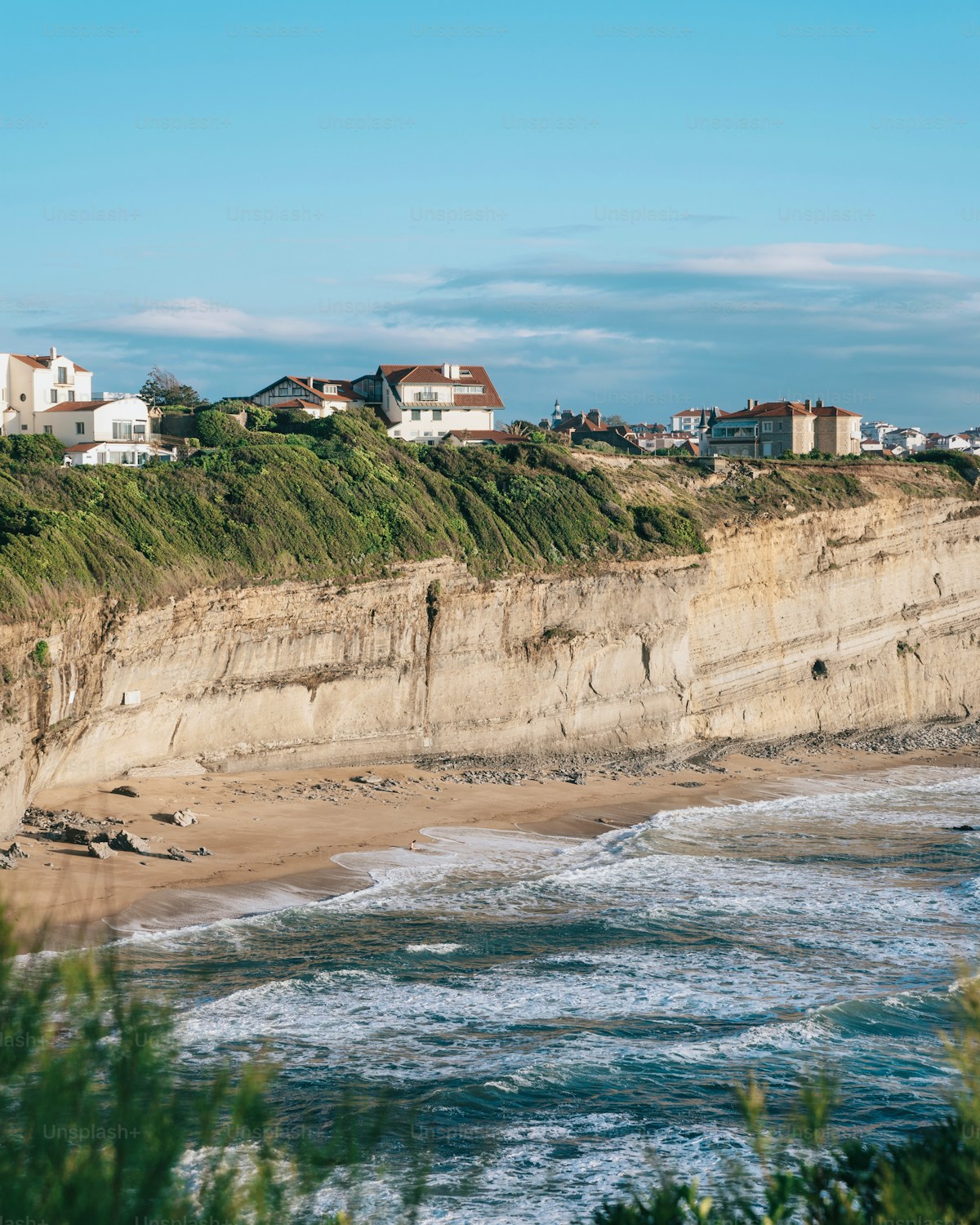 Surfing in Biarritz, France — Biarritz's Basque surf coast, France