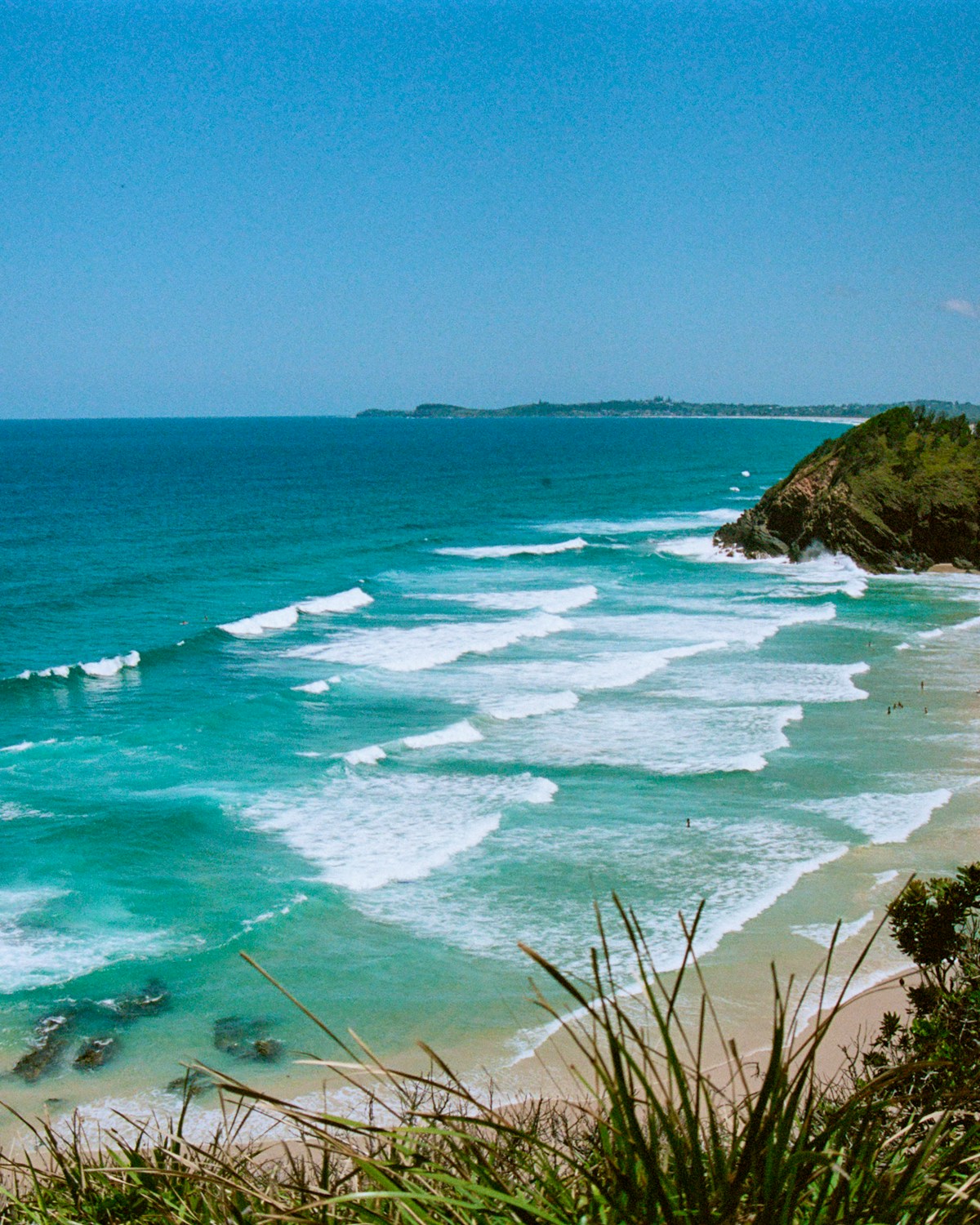 Surfing in Byron Bay, Australia — Byron Bay surf coast, Australia