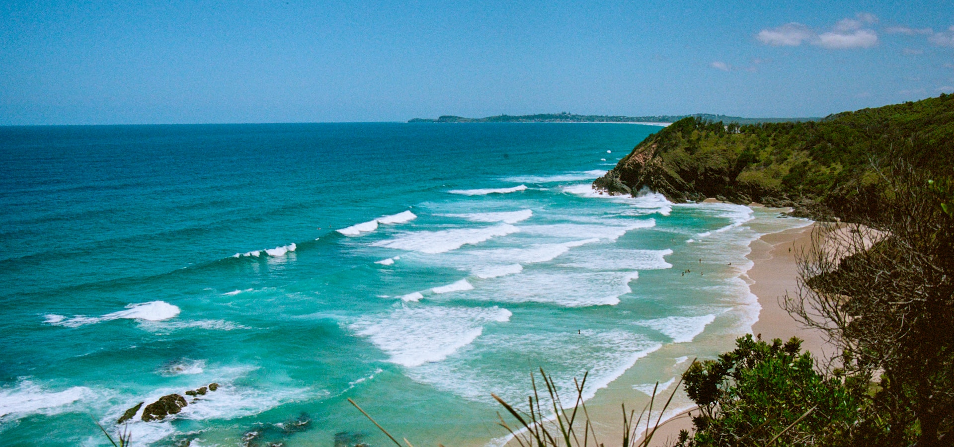 Byron Bay, Australia surfing destination — Byron Bay surf coast, Australia